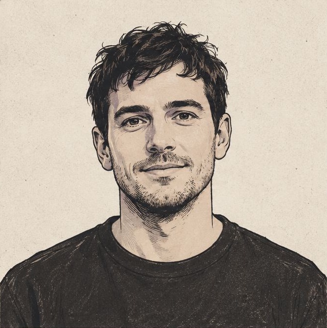 Illustrated placeholder portrait for Adam