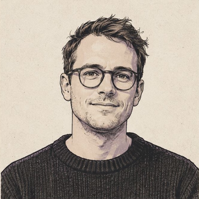 Illustrated placeholder portrait for Markus